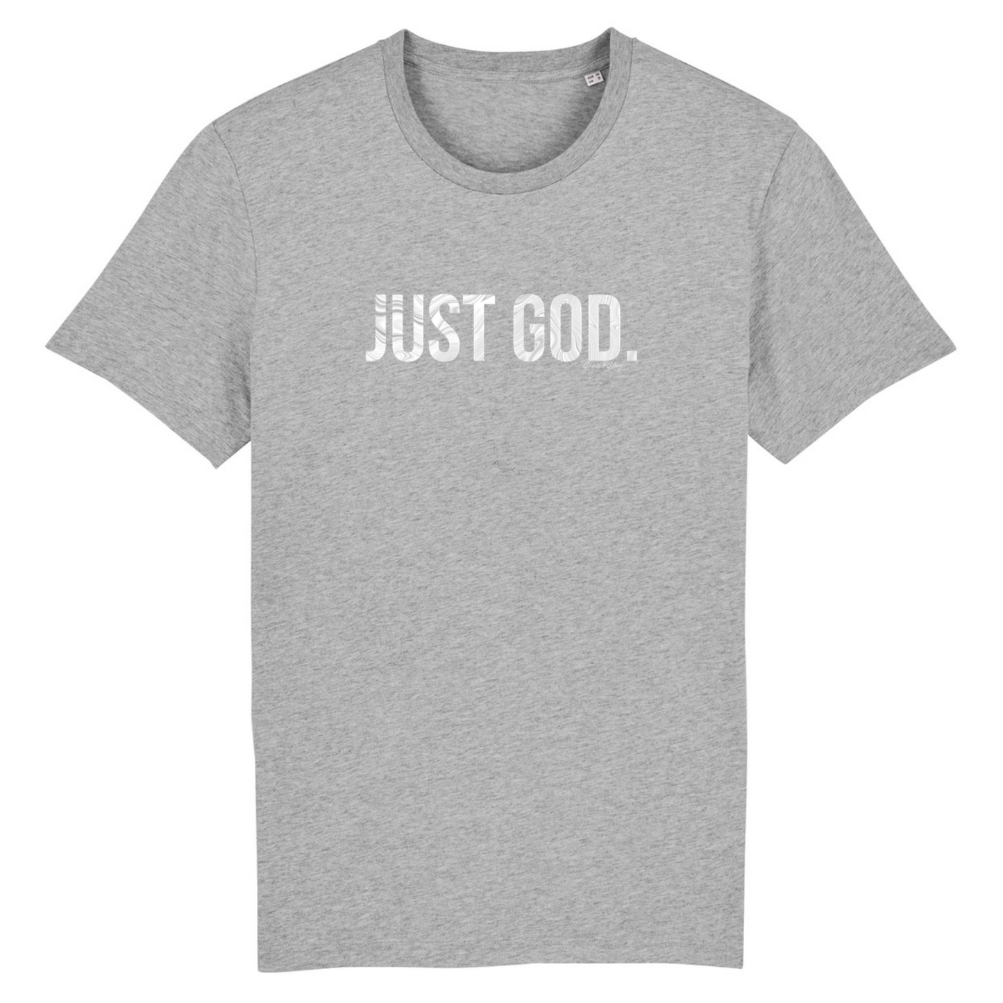 Just God. (white marble) | T-shirt mixte