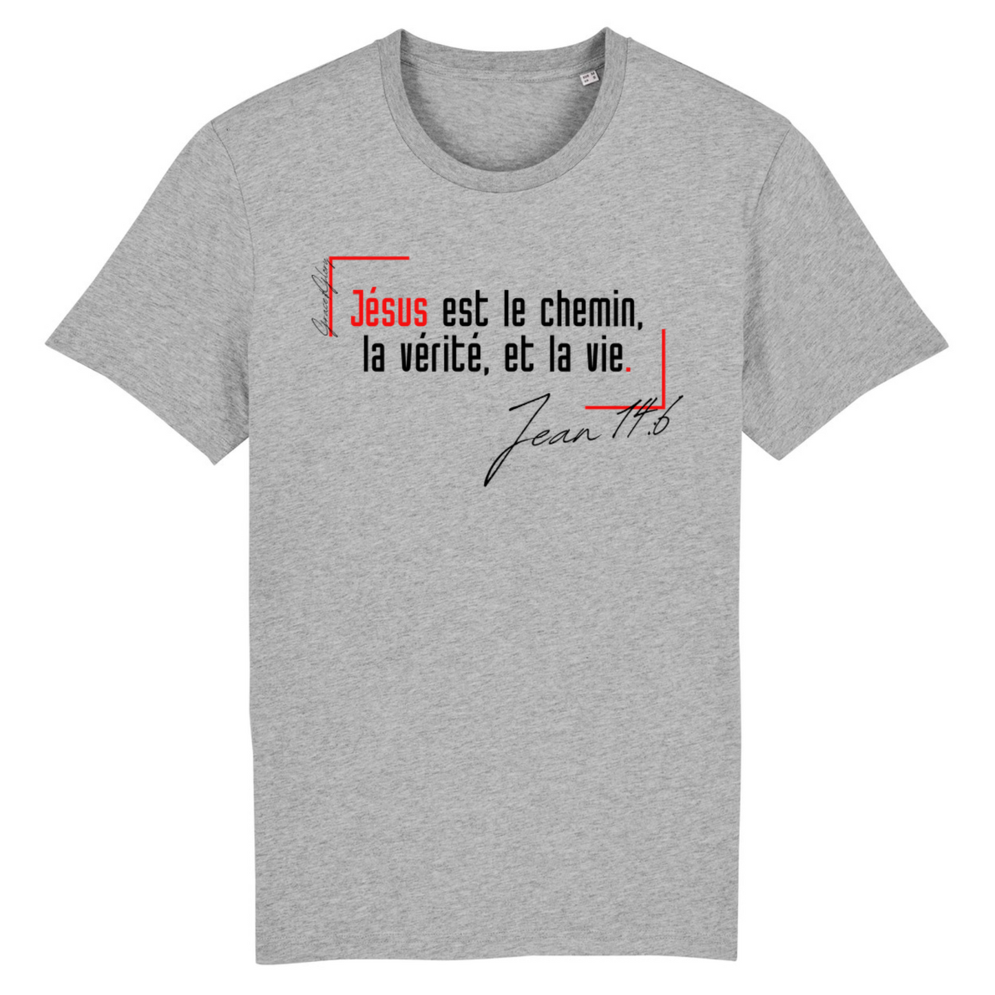 Jean 14v6 (rouge) | T-shirt mixte