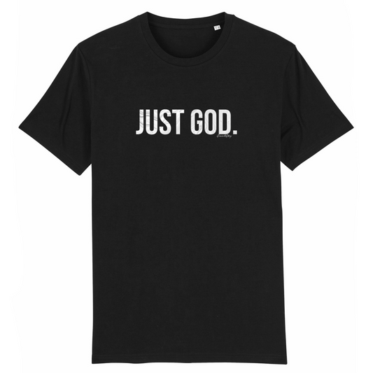 Just God. (white marble) | T-shirt mixte